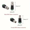 BNC Male Female Screw Plug Socket Connectors Connector Adapter Terminal Surveillance Camera UTP Balun Video CCTV 6
