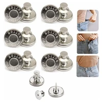 5 Pcs Snap Fastener Metal Buttons Jeans Waist Buttons Perfect Fit Adjust Self Free Nail Twist No Seam Sewing Buttons Wholesale 1