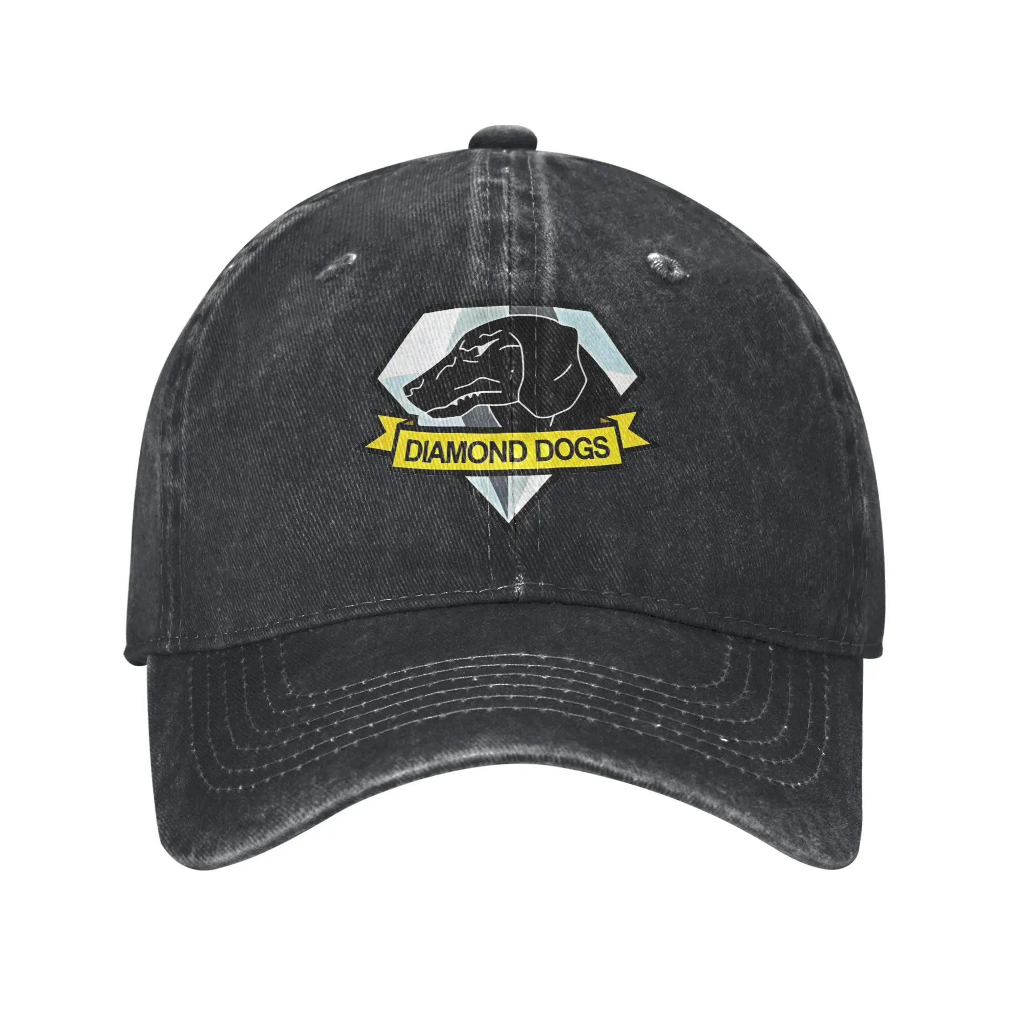 Metal Gear Solid Baseball Cap Sonne Outdoor Gym Großhandel gewaschen Trucker Hut Männer Erwachsene klassische Design Baseball Caps