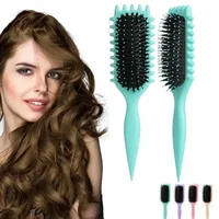 Women's Hair Comb Hollow Shaped Curly Hair Comb Multi Functional Scalp Massage And Anti-static Fluffy Hair Brush Hairstyle Tools 1