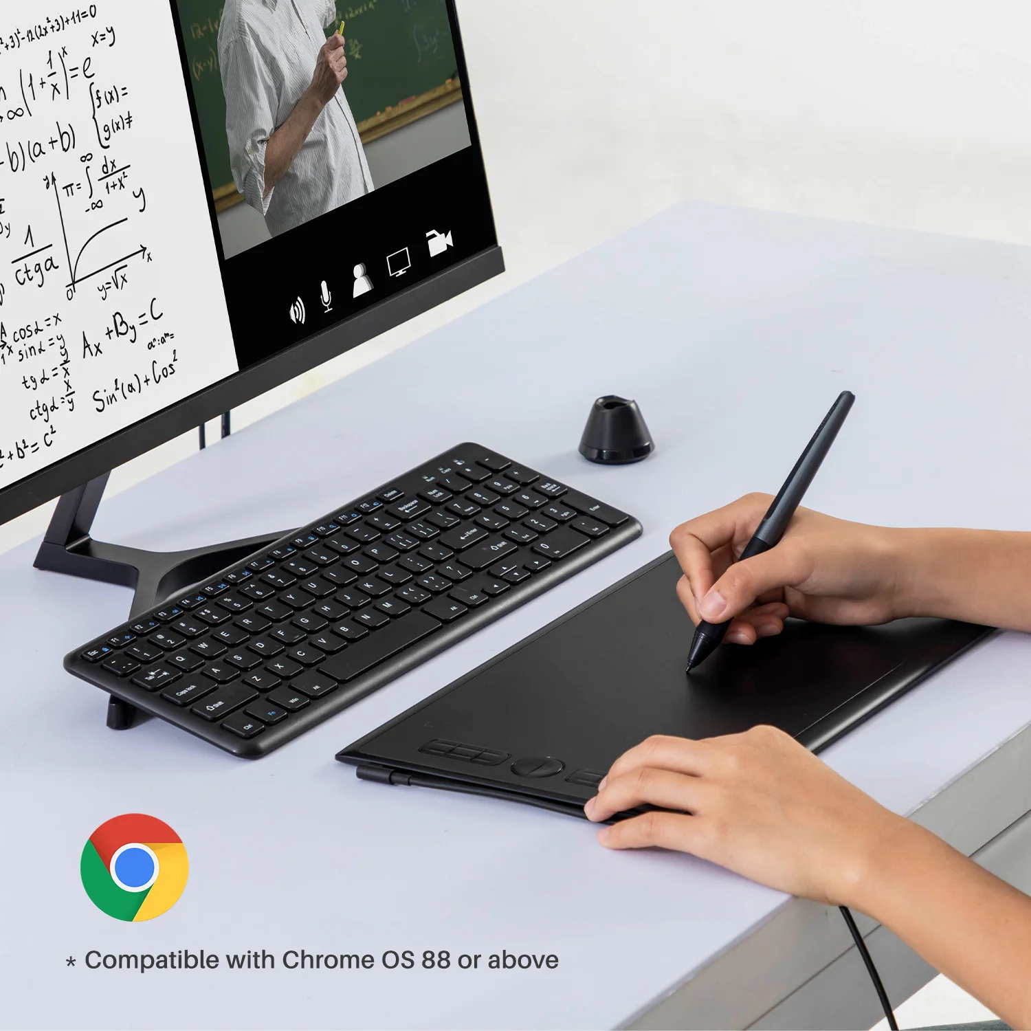 Huion H610x Tablet Gráfico 10x6.25 Polegada Mesa Digitalizadora Comprimidos Digitais Caneta Comprimidos Compatível com Mac Windows pc Linuxubuntu Telefone Android - Imagem 6