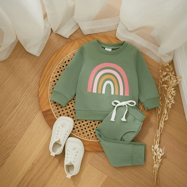 Traje de dos piezas para niños y niñas, conjunto de sudadera de