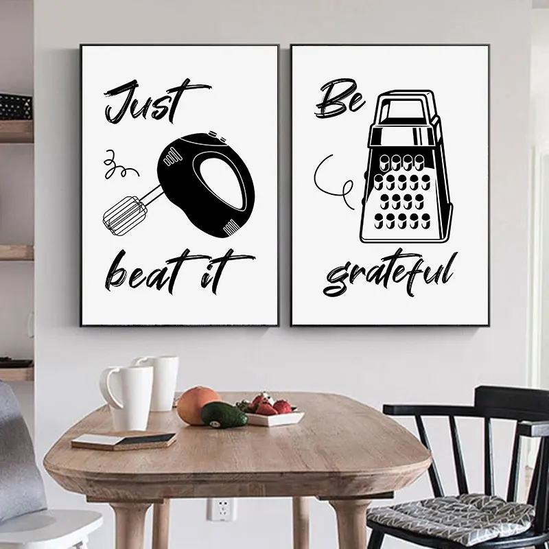 Let's Get Cooking - Black and White Kitchen Art, Apparel and Accessories  for Chefs and Cooks Coffee Mug by EK Art Prints