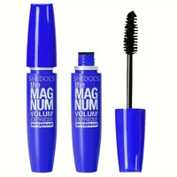 4D Black Mascara Thickening, Lengthening, Curling, Waterproof Liquid Fiber Mascara, Eyebrow Liner 3