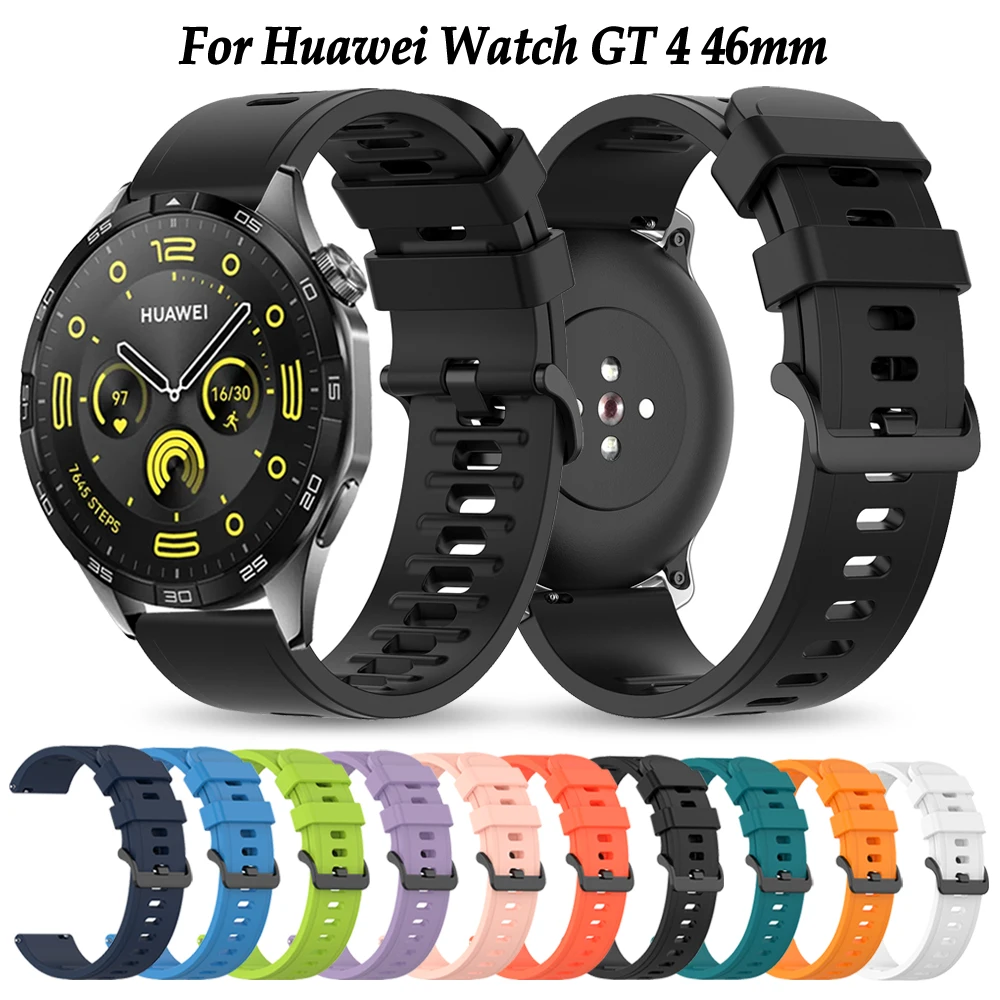 

For Huawei Watch GT4 GT 4 46mm Wrist Strap GT3 GT2 GT 3 2 Pro 46mm Watchband Bracelet Replacement 22mm Silicone Smartwatch Bands