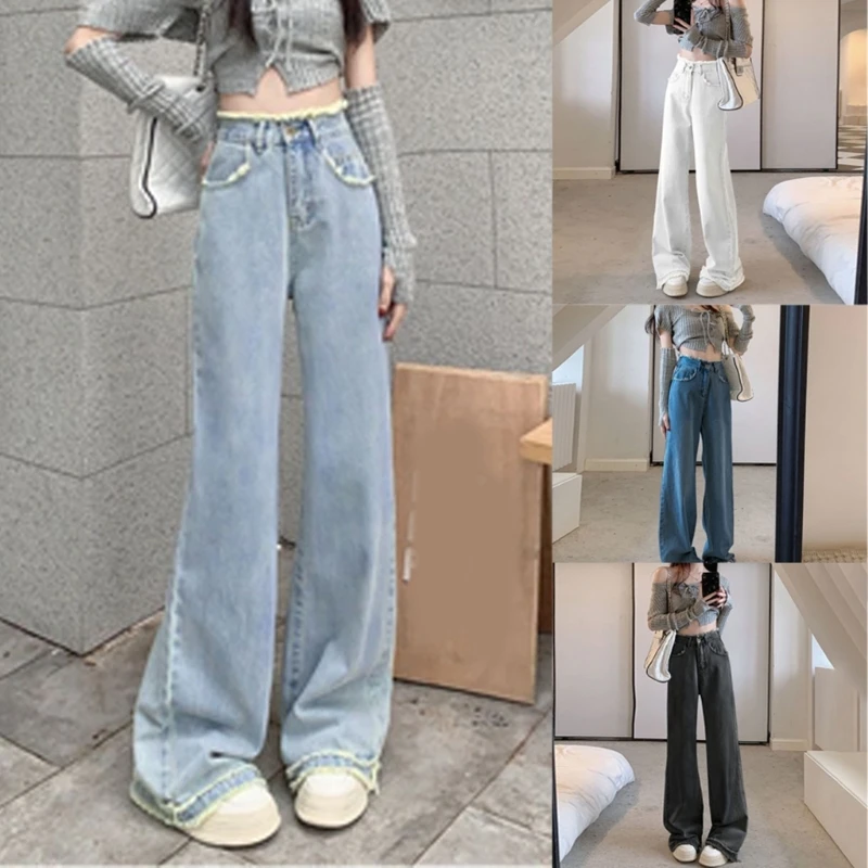 Рисунок 3 - Женские прямые джинсы с высокой