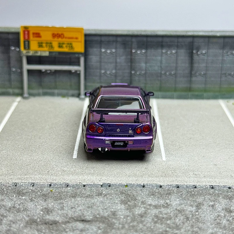Motorhelix 1/64 NISSAN SKYLINE GT-R R34 V SPEC II E - MILLENNIUM JADE - Diecast Motorhelix 1/64 NISSAN SKYLINE GT-R R34 V SPEC II E - MILLENNIUM JADE - Diecast