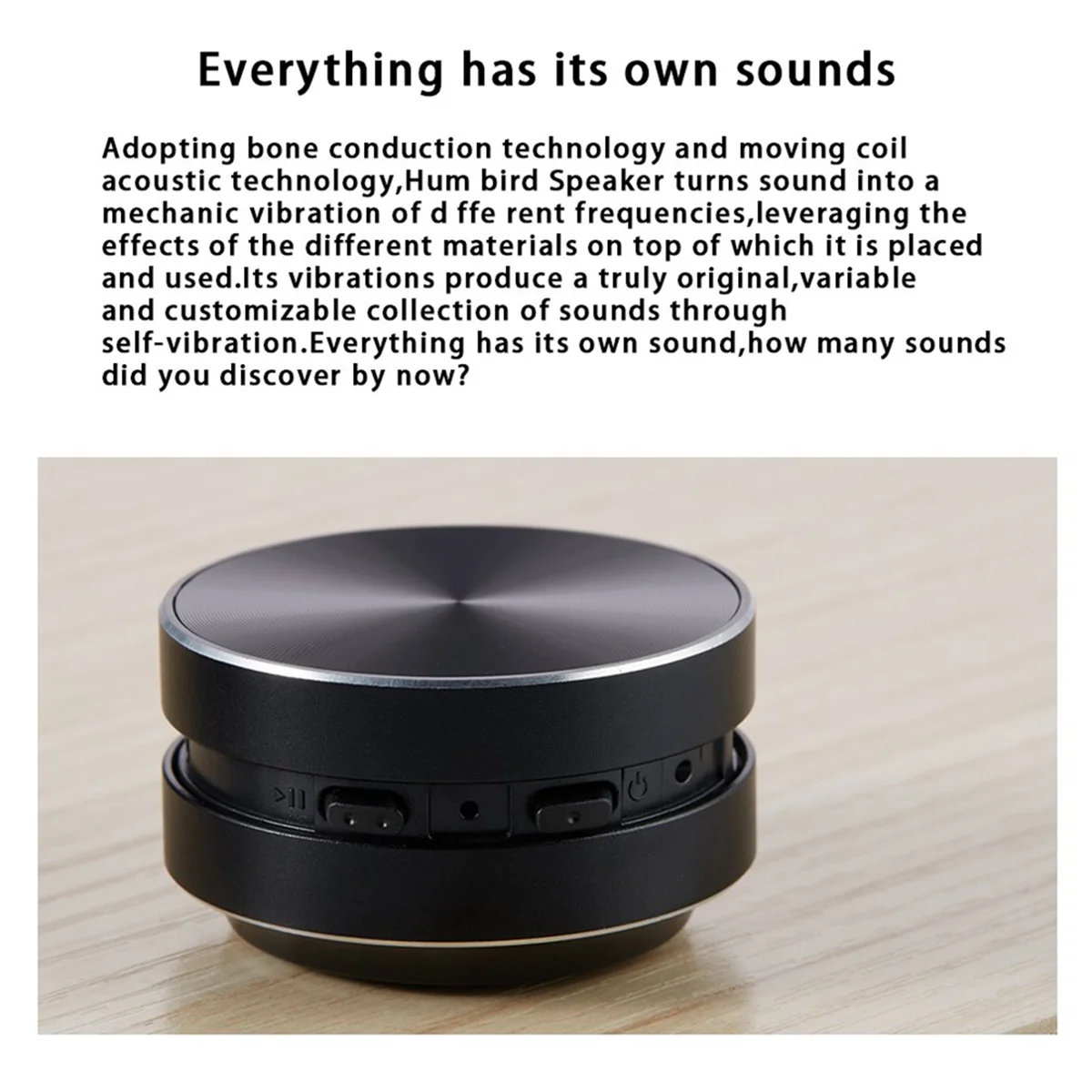 Portable Bluetooth Speaker Portable Compatible Bone Conduction Speaker Stereo Sound Bluetooth Speaker
