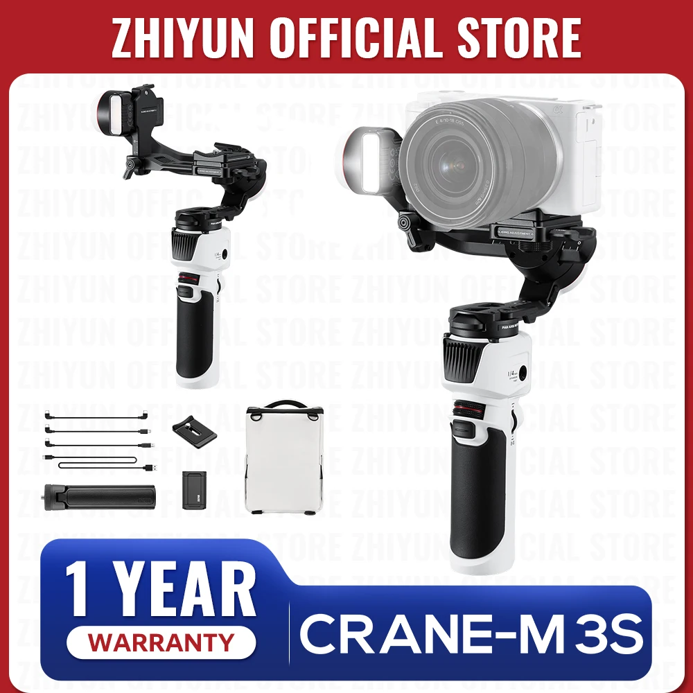 Camera Gimbal Stabilizer ZHIYUN Crane M3S for Mirrorless Cameras Phone