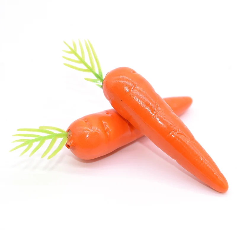 25/50pcs Mini Fake Vegetable Simulation Easter Plastic Artificial Carrot DIY Craft Home Wedding Birthday Party Easter Decoration food model,food photography props,vegetable ornaments