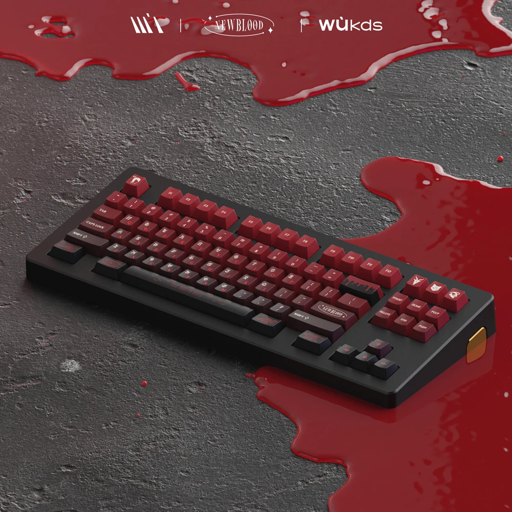 Novo Bloco Keycaps, Perfil Cereja, PBT, Sublimação Dye, Interruptor MX