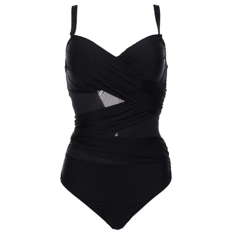 

New Arrival High Quality New Summer Sexy One Piece Women Summer Beach Wear Retro Mesh Swimsuit Swimsuit One Piece