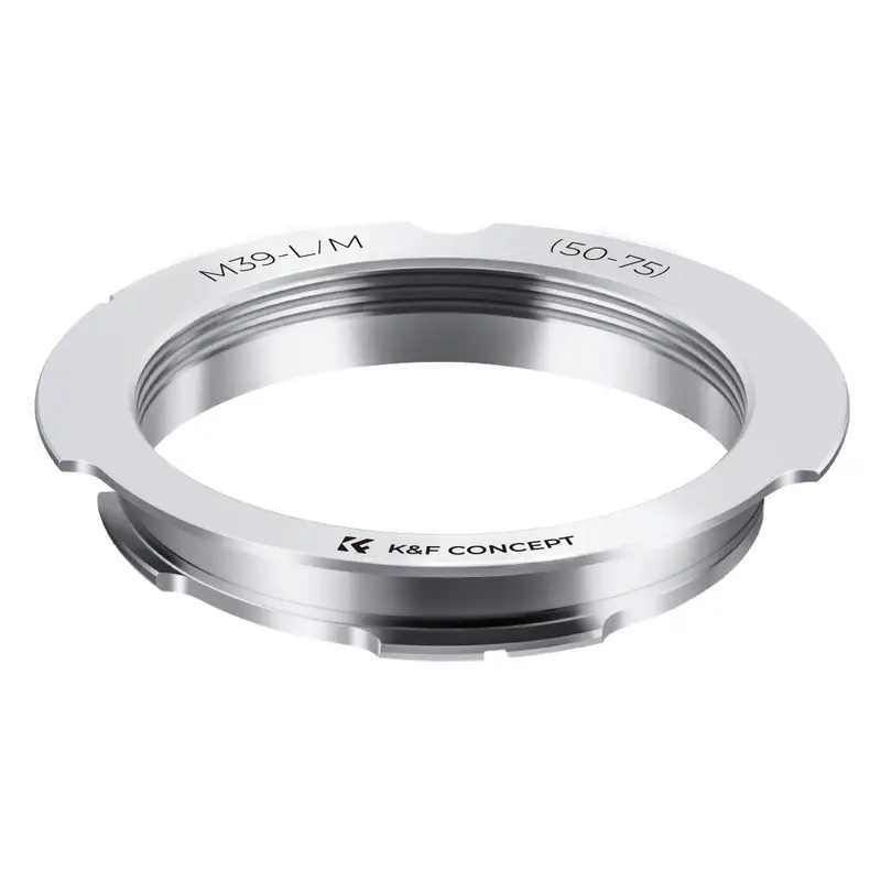 K&F CONCEPT M39-L/M (50-75) Lens Mount Adapter for Leica M39 50mm/75mm Lenses to Leica M Camera Body for Leica M1 M2 M3 M4 M5 M6 - Image 6