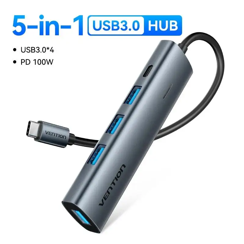 5-in-1 USB 3.0 HUB