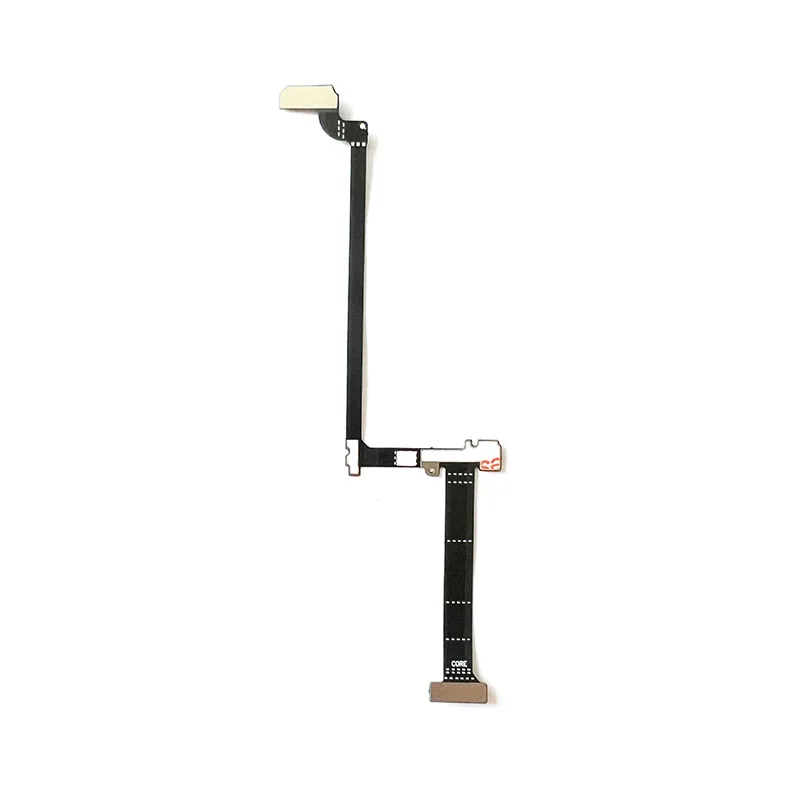 Câble flexible VOLODYMYR NEO-GimbalFlex pour DJI NEO, courbé montrant sa flexibilité, éclairage doux.