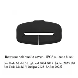 Silicone Seatbelt Buckle Protective Cover - Collision Avoidance Car Safety Accessory (1PCS Rear Belt)