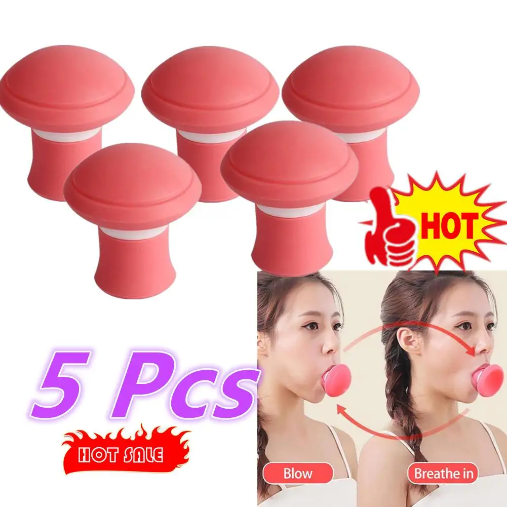 5 Pcs Fast Thin Face Silica Gel Mouth Jaw Exerciser Slimming Face Lift Tool Chin V-Shape Face Lifting Anti-wrinkle Removal Blow 10m transparent silicone hose food grade capillary transparent hose 0 5mm 1 2 3 thin silicone hose silica gel tools hand tool