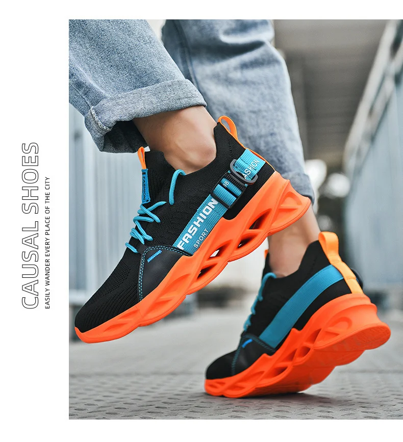 Sneakers Men Shoes Breathable Male Running Shoes High Quality Fashion Unisex Light Athletic Sneakers Women Shoes 2022 Plus Size