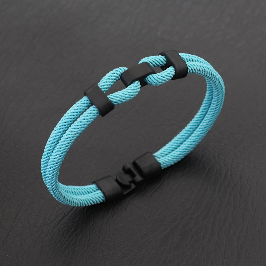 Men Milan Rope Bracelet 4mm Round Bangle