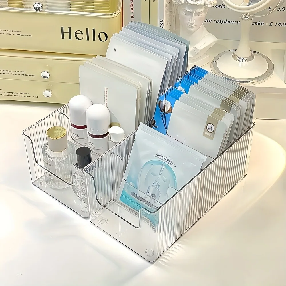 Organizador de maquillaje transparente, organizador de cuidado de la piel para tocador, caja de almacenamiento para lápiz labial, organizador de cosméticos, soporte acrílico para perfumes - Image 4