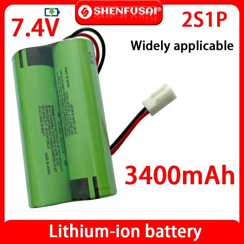 

7.4 V 3400mAh 18650 Lithium Battery Rechargeable Battery Pack for Megaphone Speaker Protection Board