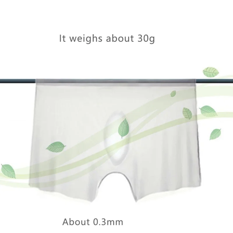 Soft Sexy Super Thin Mens Underwear Ice Silk Boxers Shorts Transparent Low-rise Trunks Breathable Men Cueca Homme Panties