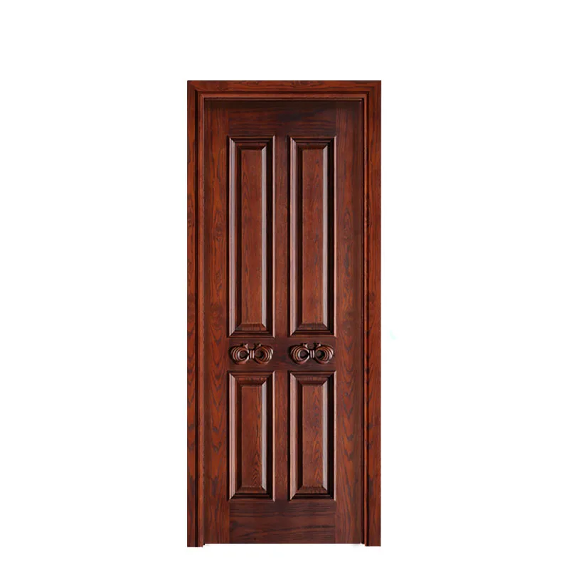 entrance solid wood doors wood door/wood panel door design 5