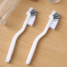  Clean Narrow Brush  Plastic Cleaning Brush Long Handle Milk Bottle Glass Tube Cleaning Pan Bowl Brush Home Kitchen Tools 