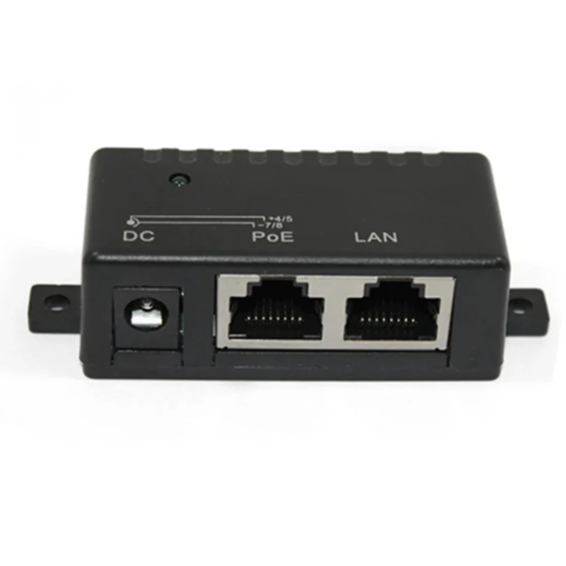 

100Mbps 5V 12V 24V 48V/1A POE Injector Power Splitter For IP Camera POE Adapter Module Replacement Parts Accessories