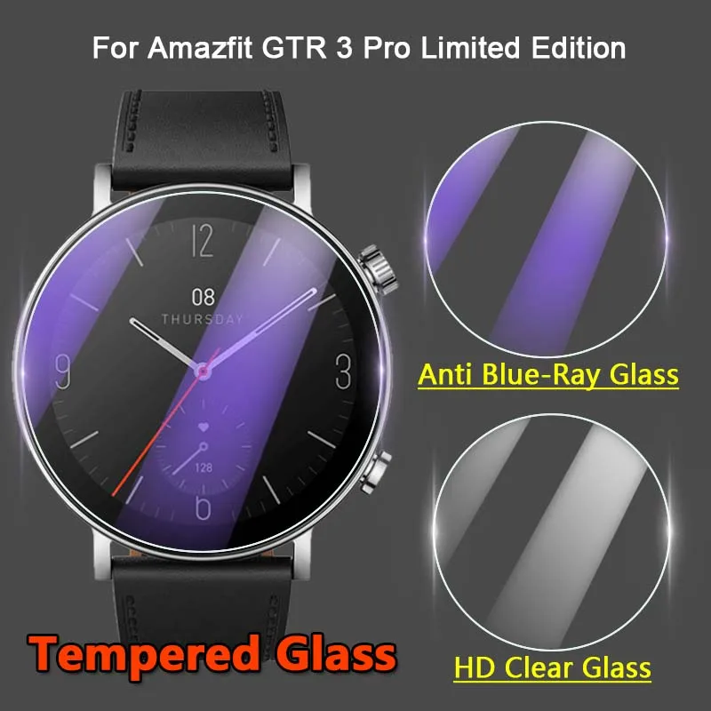 5Pcs Screen Protector For Amazfit Active Edge SmartWatch 2.5D 9H Ultra Slim  Clear / Anti Blue-Ray Tempered Glass Protective Film - AliExpress