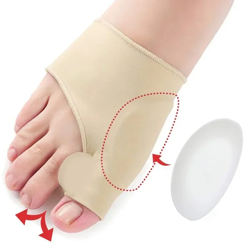 Toe Separator Hallux Valgus Bunion Corrector Orthotics Feet Bone Thumb Adjuster Correction Pedicure Sock Straightener 1Pair toe separators toe corrector manicure pedicure tools