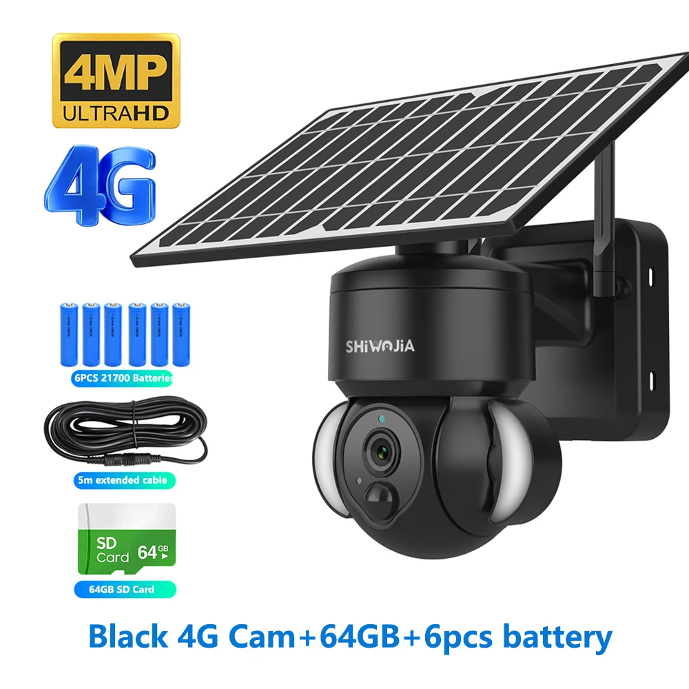 كاميرا بالطاقة الشمسية 4G