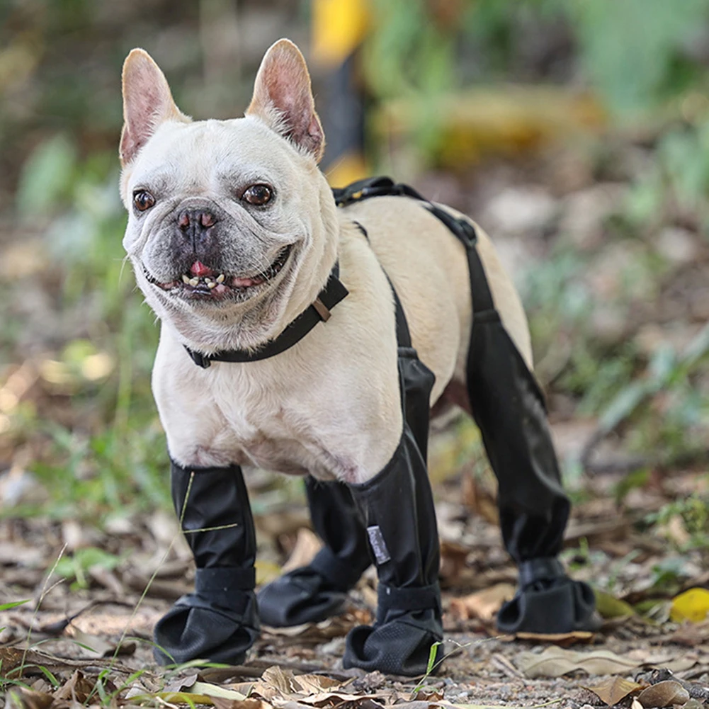 Title 1, Dog Shoes Outdoor Waterproof Suspender Boots Fo...