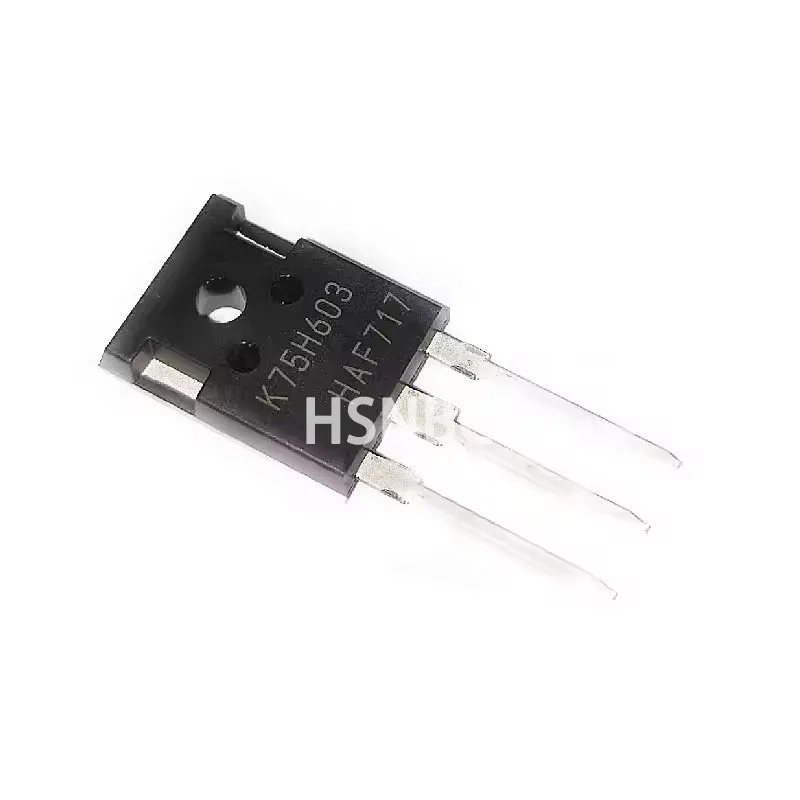 

5Pcs/Lot K75H603 IKW75N60H3 TO-247 600V 75A Power Transistor New Original