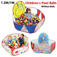1.2M Children's Pool Balls Folding Kid Play Tent Cartoon Ball Pit Pool Portable Outdoor Indoor Baby Ball Pit with Basket For Kid 1