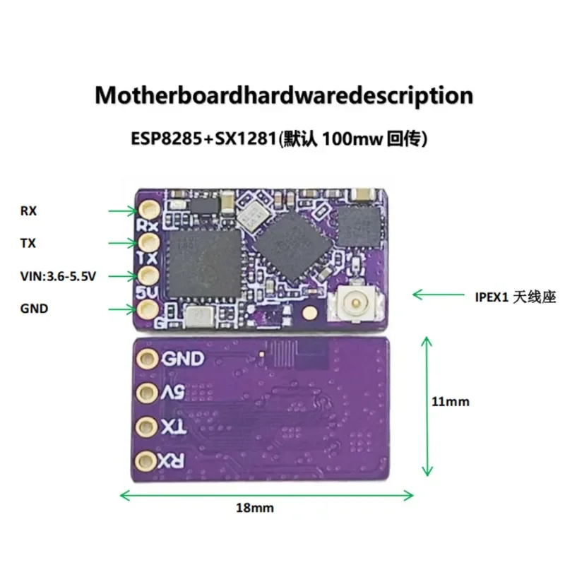 Récepteur ELRS 915MHz/2.4GHz pour Drone FPV - ExpressLRS