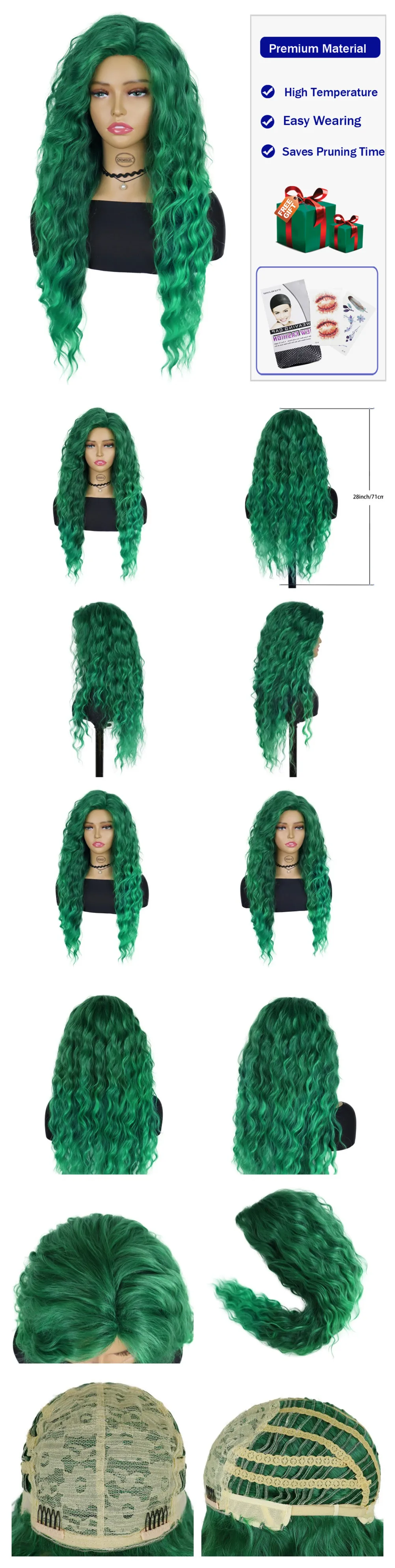 Boland 86421 - Parrucca Norah Per Adulti, Acconciatura In Capelli Sintetici Ricci Per Costumi In