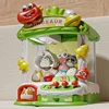 New Dinosaur Home Crane Doll Machines Toys Dual Power Supply Mode with Sound and Light Timer Random Doll Claw Machine Toys Gift 3