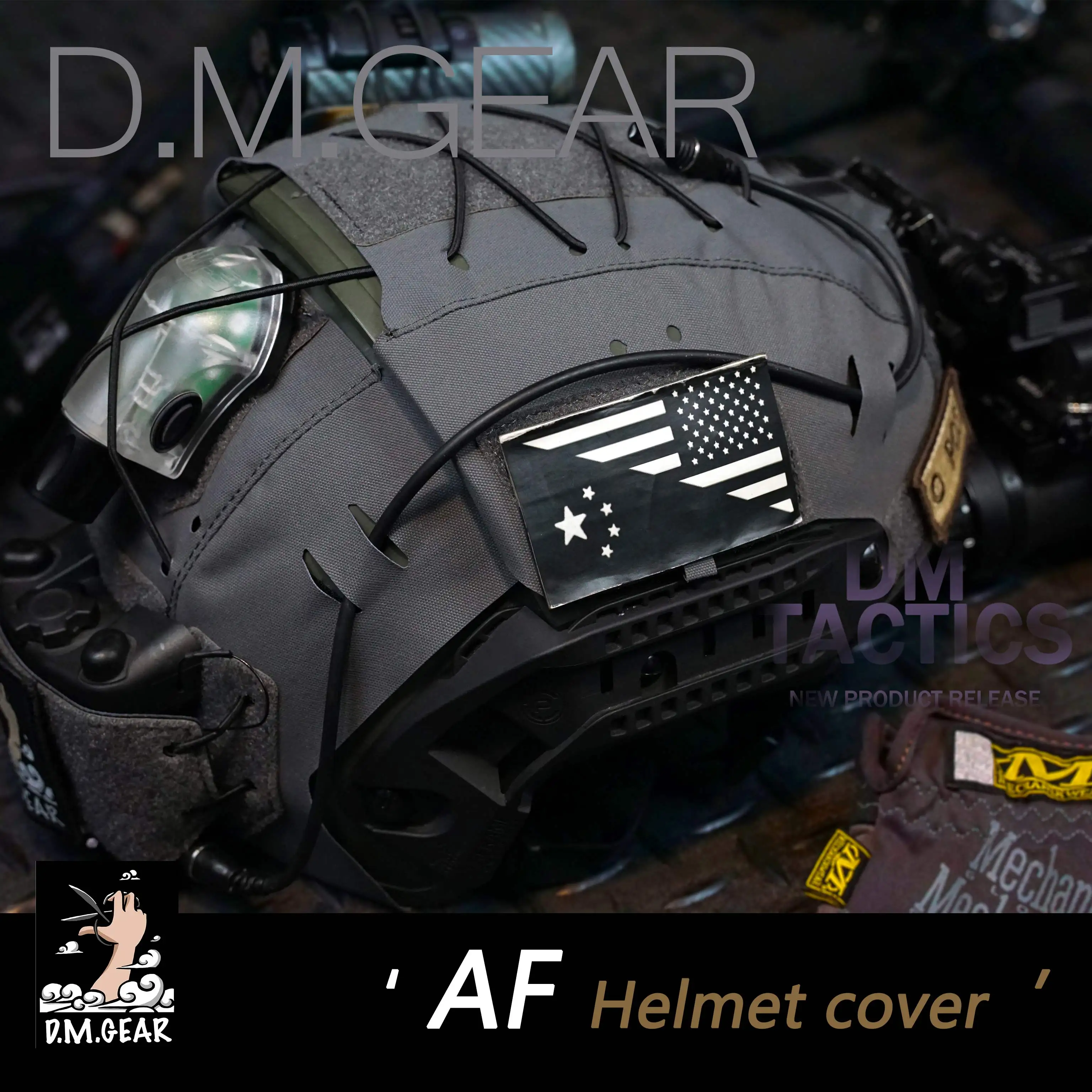 DMGearAIRFRAMEAFSpecialHelmetCoverOutdoorTacticalCamouflageHelmetCoverAfProtective