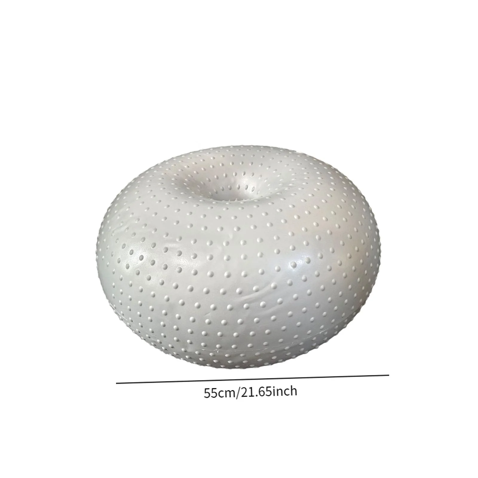 Donut Ball PVC Workout Ball Fitness Equipment 21.65 Inches Exercise for Rhythmic Core Training Workout Stretching Gymnastic