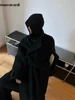 Mauroicardi Autumn Winter Oversized Long Thick Soft Warm Black Wool Blends Coat Men Luxury Designer Clothes Woolen Overcoat 2024 3