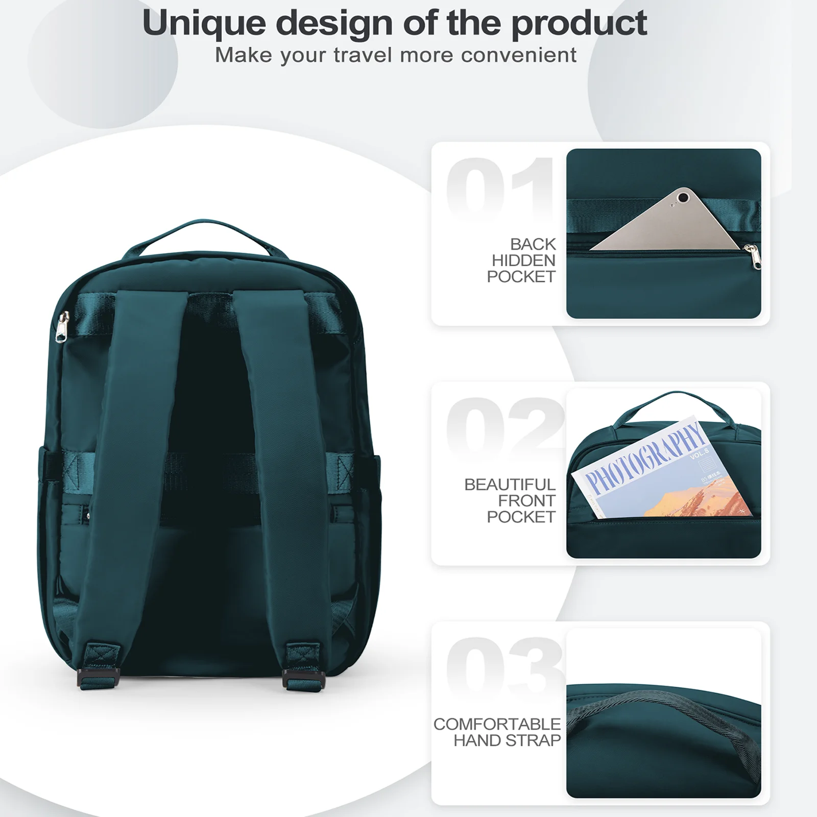 Cabin Backpack 40x20x25 Ryanair, Outdoor Hiking Camping Waterproof Travel Backpack For Women Men, Large Capacity Laptop Backapck