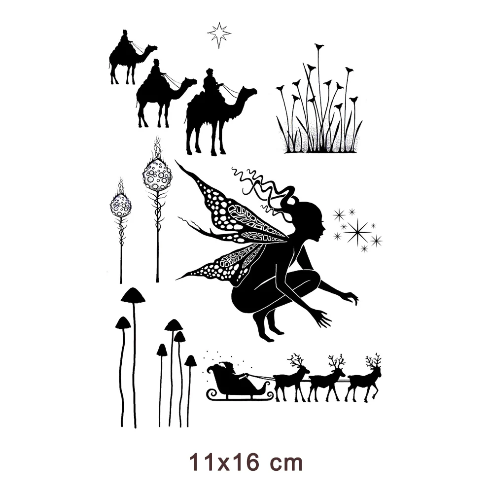 

New Arrivals 2023 Fairy Camel Clear Stamps Seal for DIY Scrapbooking Card Rubber Stamp Making Photo Album Handemade Crafts
