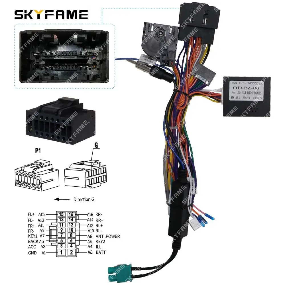 SKYFAME ڵ ̾ ϳ׽ , Canbus ڽ ڴ, ȵ̵   ̺,   W907 910