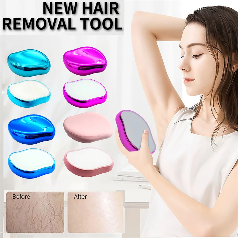 Painless Physical Hair Removal Crystal Hair Erase Safe Easy Cleaning