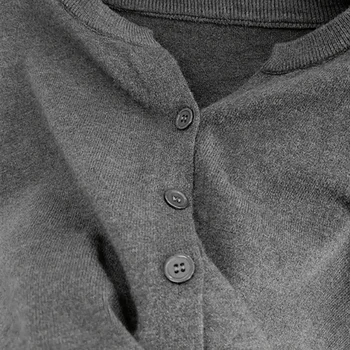 جديد رقيقة الصوف متماسكة فضفاضة قصيرة سترة الكشمير المعنقة موضة المرأة الجولة الرقبة الدافئة الكورية Sle سترة الإناث عادية Cloting 6