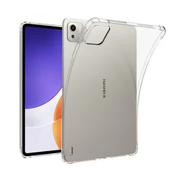 Ultra - Durable Transparent Shockproof Tablet Case - Soft TPU Anti - Fall Protective Cover for Xiaomi Pad 7S Pro (Transparent)