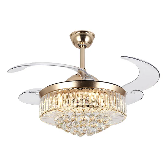 Invisible Crystal Ceiling Fan Light