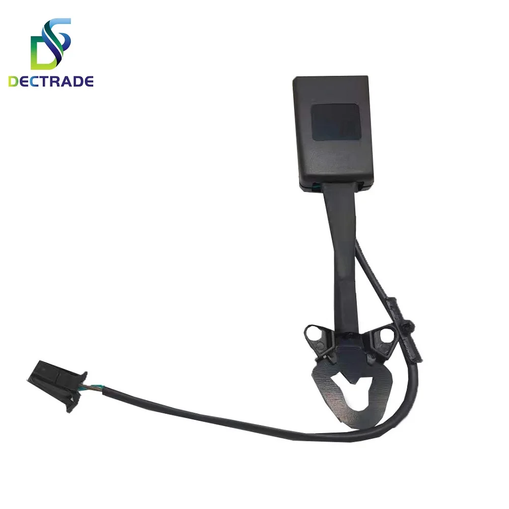 DECTRADE Front Seat Belt Buckle Extender Clip Socket with Warning Cable for Audi A6 C6 2006-2011 4F0 857 755 01C 4FD 857 755 01C