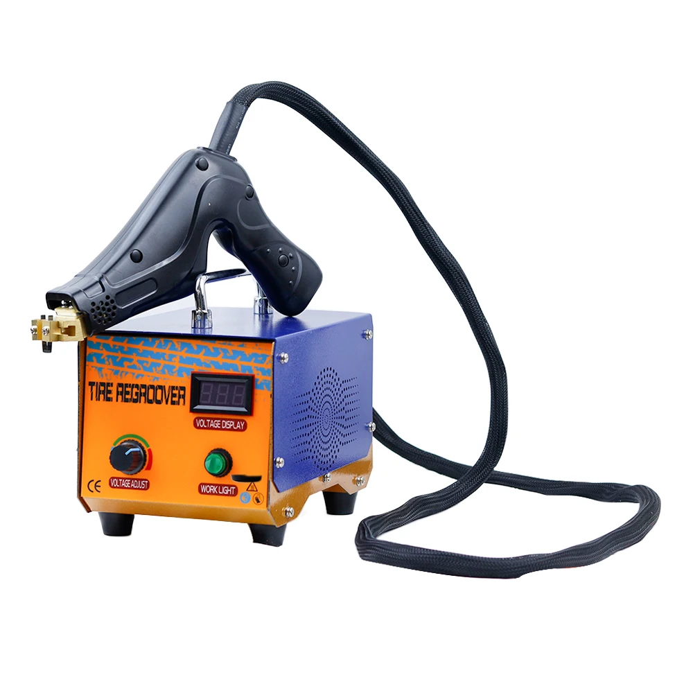 TR-1KW Digital Tire Slotting Machine Truck Car Wheel Rubber Engraving Electromec
